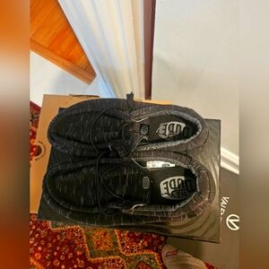 Hey Dude Black Loafers Slip-Ons